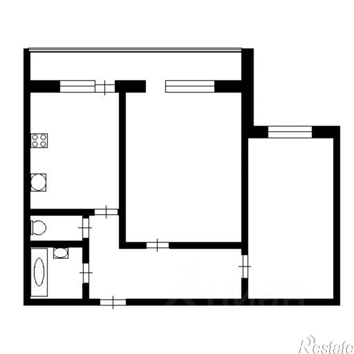 2-комн квартира ул Малоярославецкая, 10,  д. 10