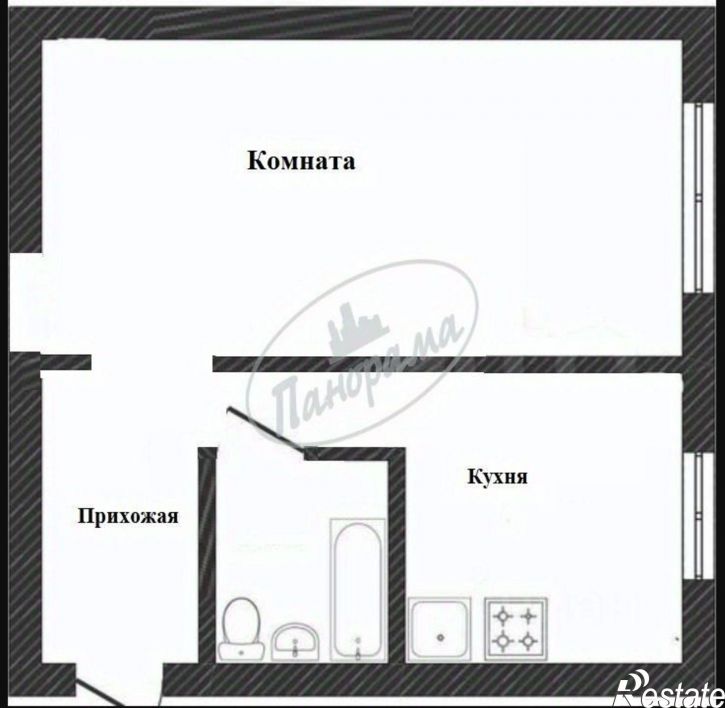 1-комн квартира улица Гурьянова, 51,  д. 51