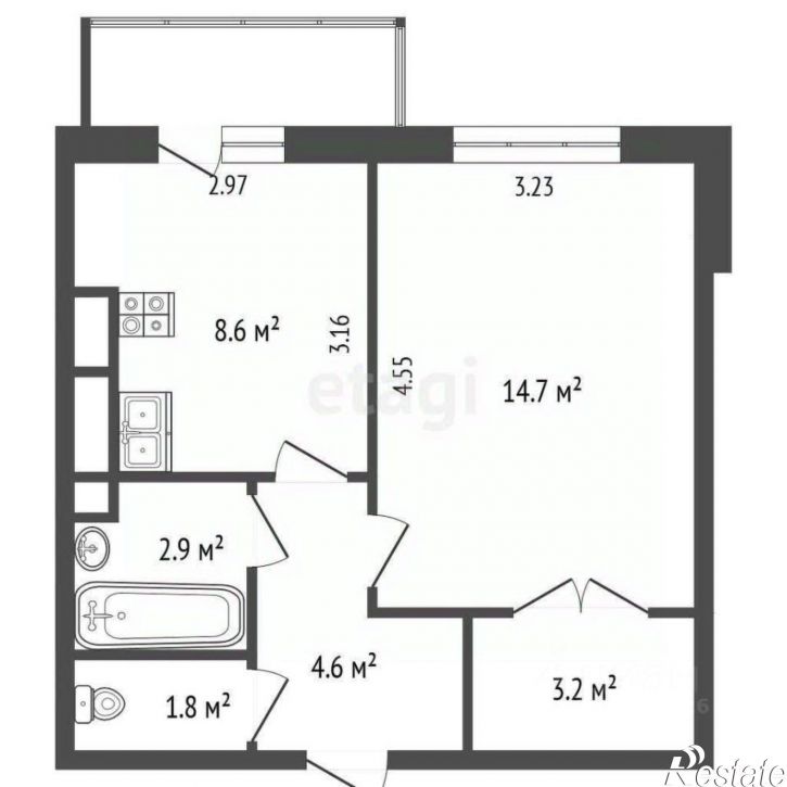 1-комн квартира Солнечный бульвар, 10,  д. 10