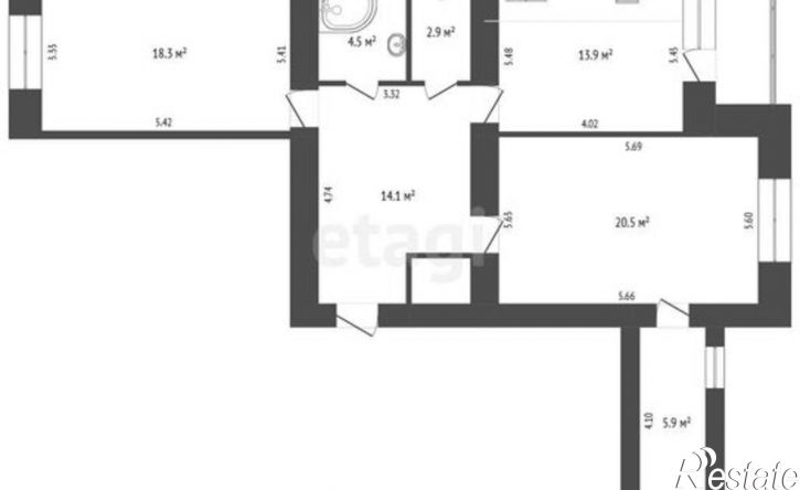 2-комн квартира улица Кибальчича, 28,  д. 28