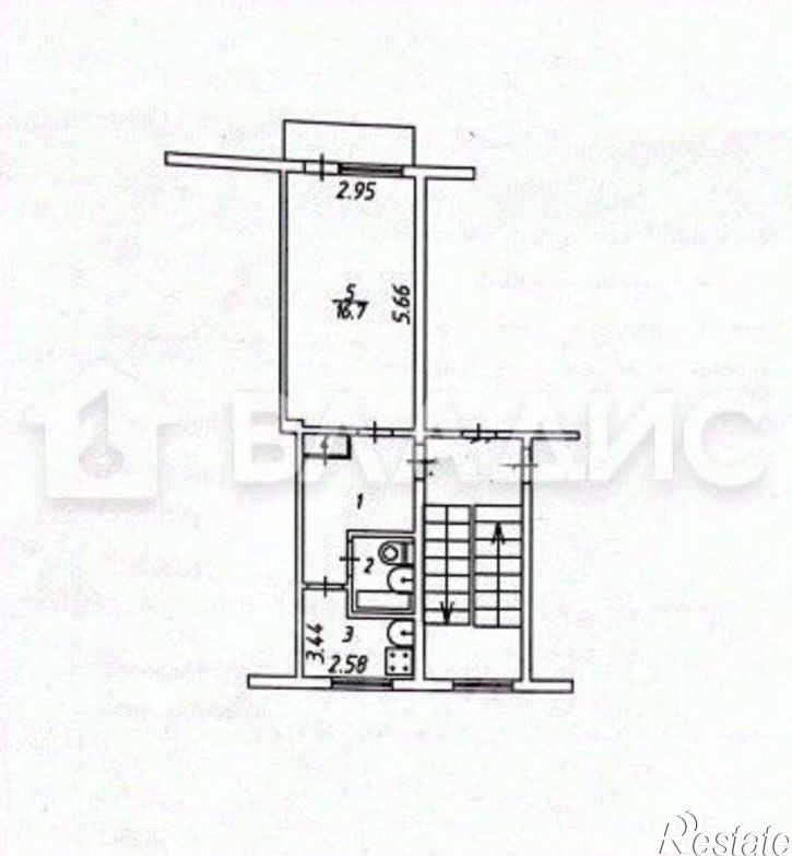 1-комн квартира ул Герцена, 29,  д. 29