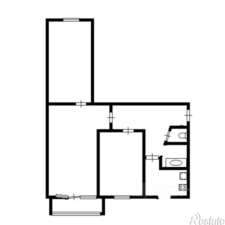 3-комн квартира ул Пионерская, 2,  д. 2