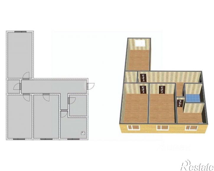 3-комн квартира Центральная улица, 18,  д. 18