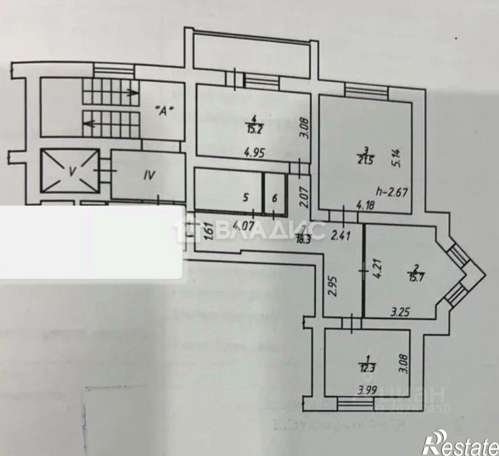 3-комн квартира улица Циолковского, 7,  д. 7