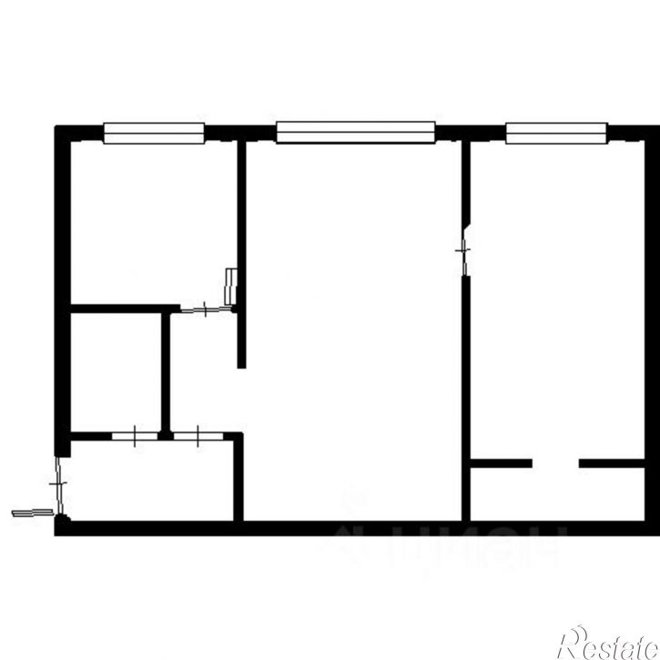 2-комн квартира улица Никитина, 34,  д. 34