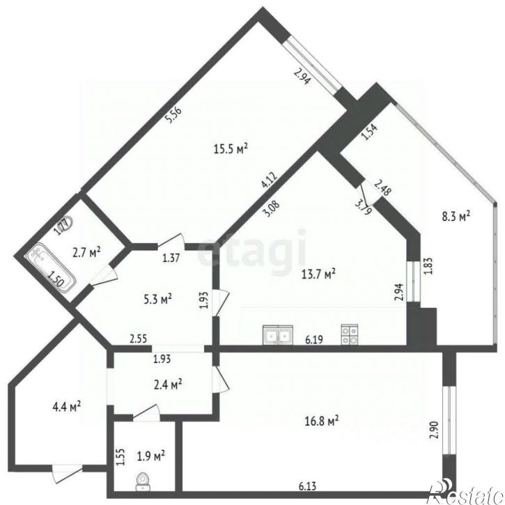 2-комн квартира ул Советская, 172,  д. 172