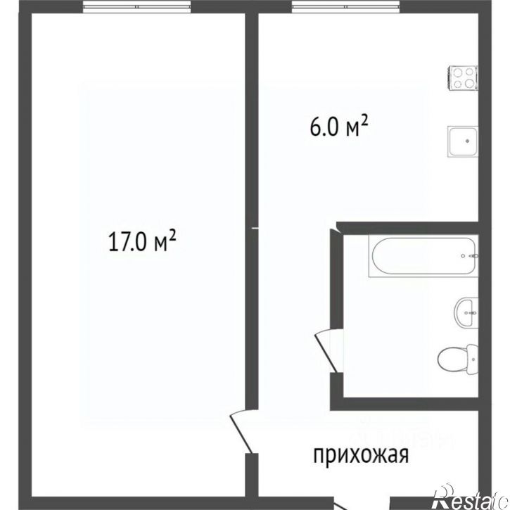 1-комн квартира ул Лесная, 27 1,  д. 27 1,  к. 1