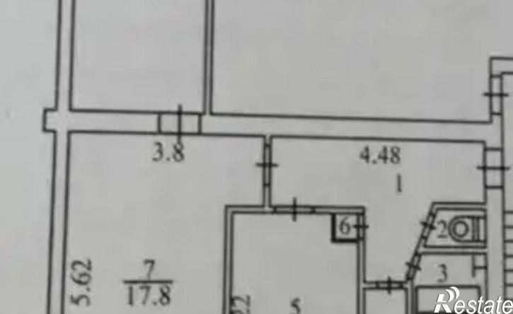 3-комн квартира ул Школьная, 7,  д. 7