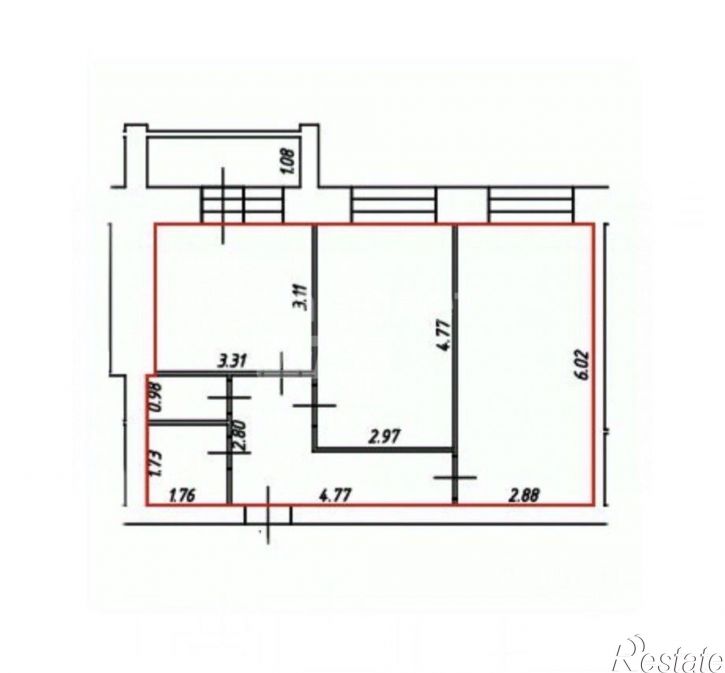 2-комн квартира 3-й Академический пр-д, 4,  д. 4
