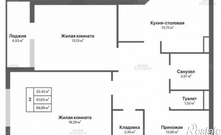 2-комн квартира ул 65 лет Победы, 14,  д. 14