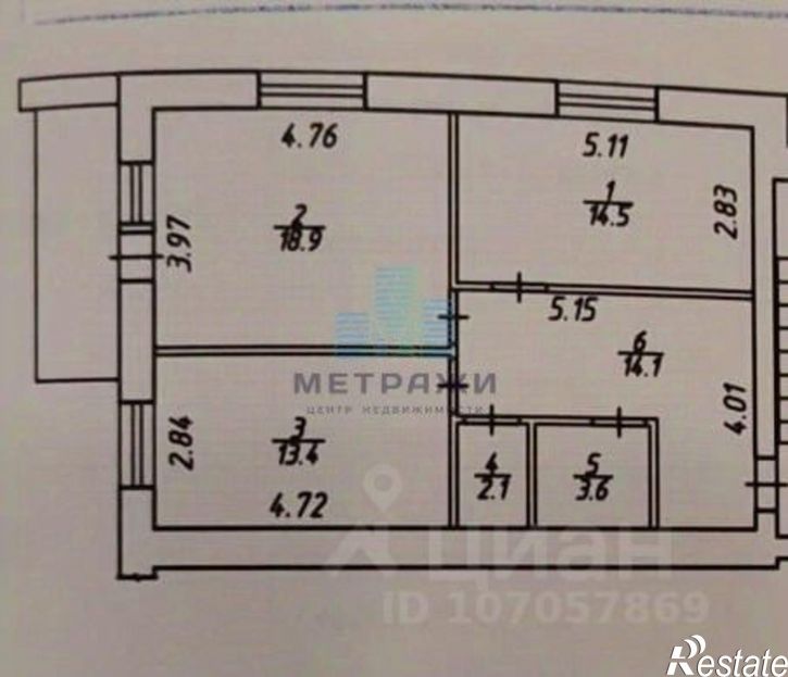 2-комн квартира ул Баррикад, 144,  д. 144