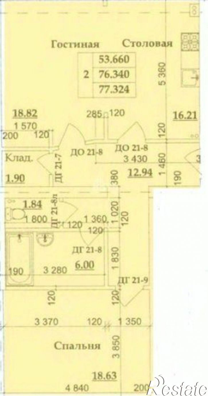 2-комн квартира Воскресенский пер, 26а,  д. 26а