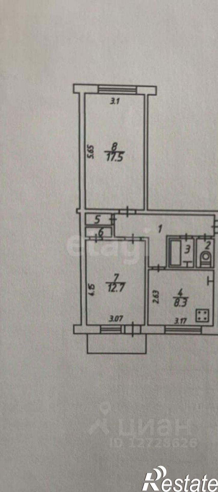 2-комн квартира ул Суворова, 86,  д. 86