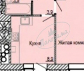 1-комн, 36кв м, этаж 7/9 1-й Академический пр-д, 15