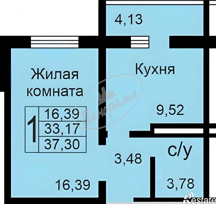 1-комн квартира ул Минская, 34,  д. 34