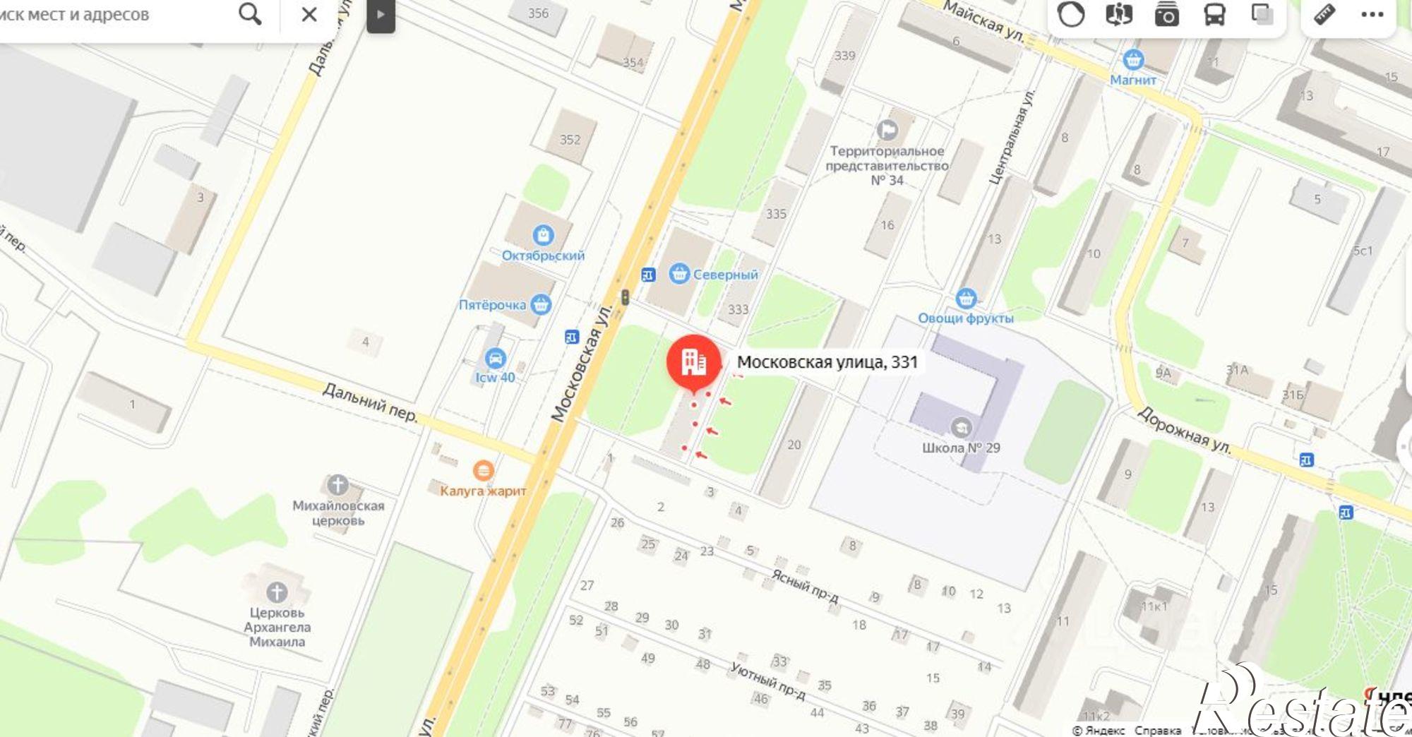 Сдать торговое помещение за 65 004 рублей на ул Московская, 331