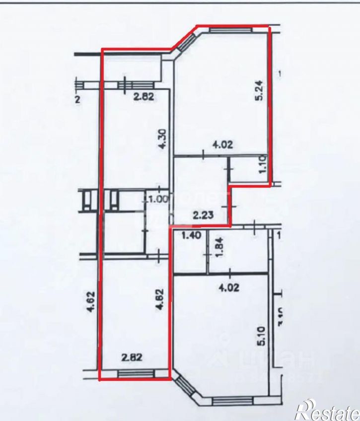 2-комн квартира ул Хрустальная, 44 4,  д. 44 4,  к. 4