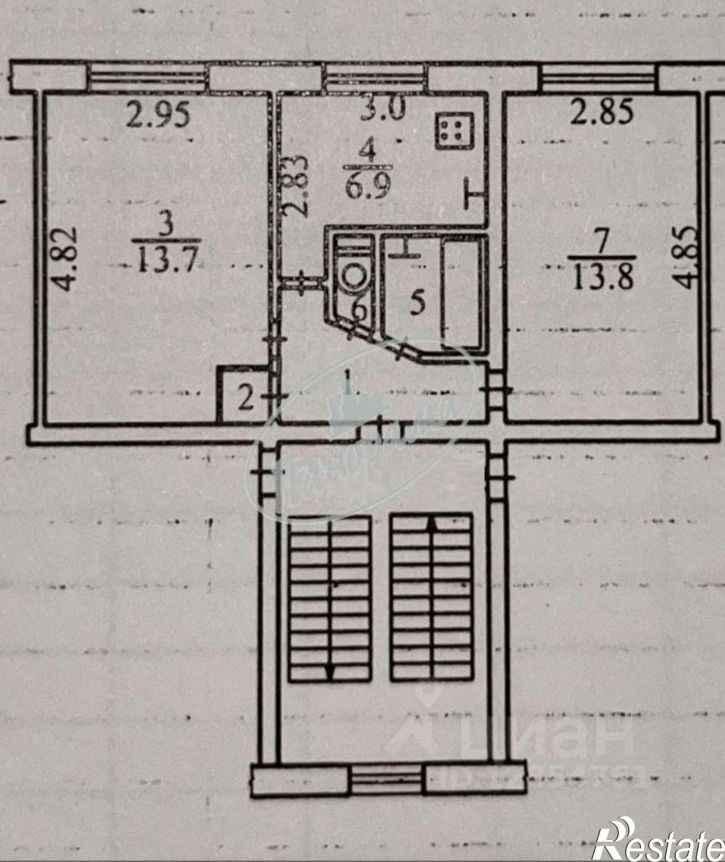 2-комн квартира ул Московская, 299а,  д. 299а