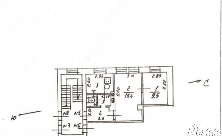 2-комн квартира ул Пестеля, 26,  д. 26