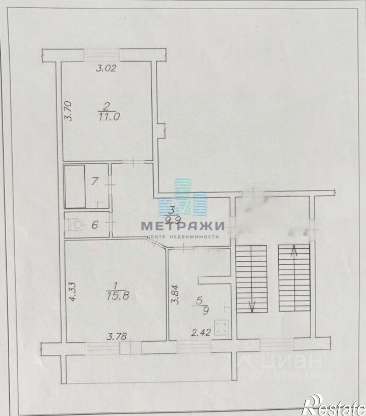 2-комн квартира ул Суворова, 151,  д. 151