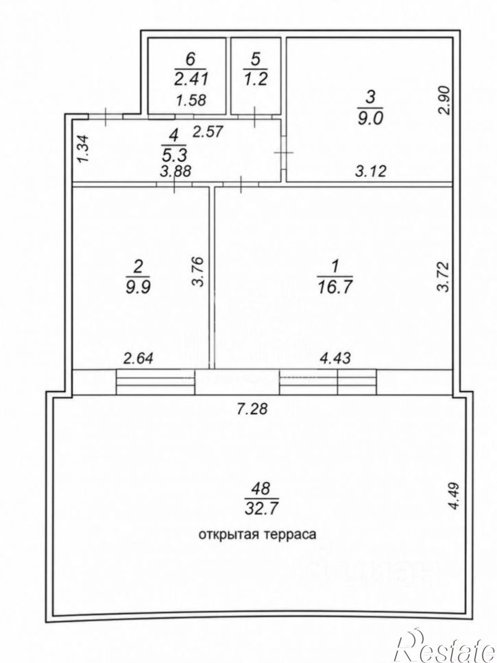 2-комн квартира ул 40-летия Октября, 4,  д. 4