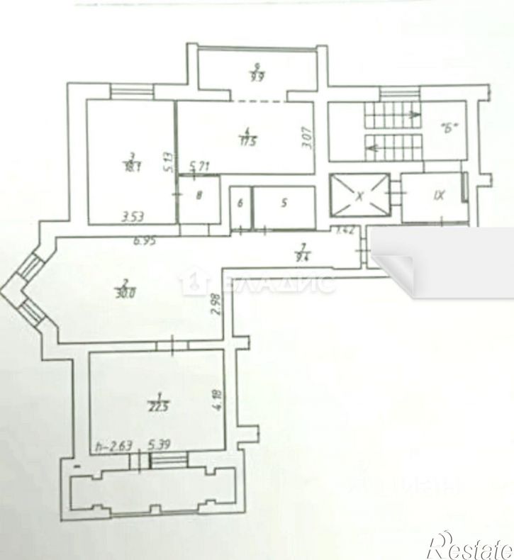 3-комн квартира ул Циолковского, 7,  д. 7