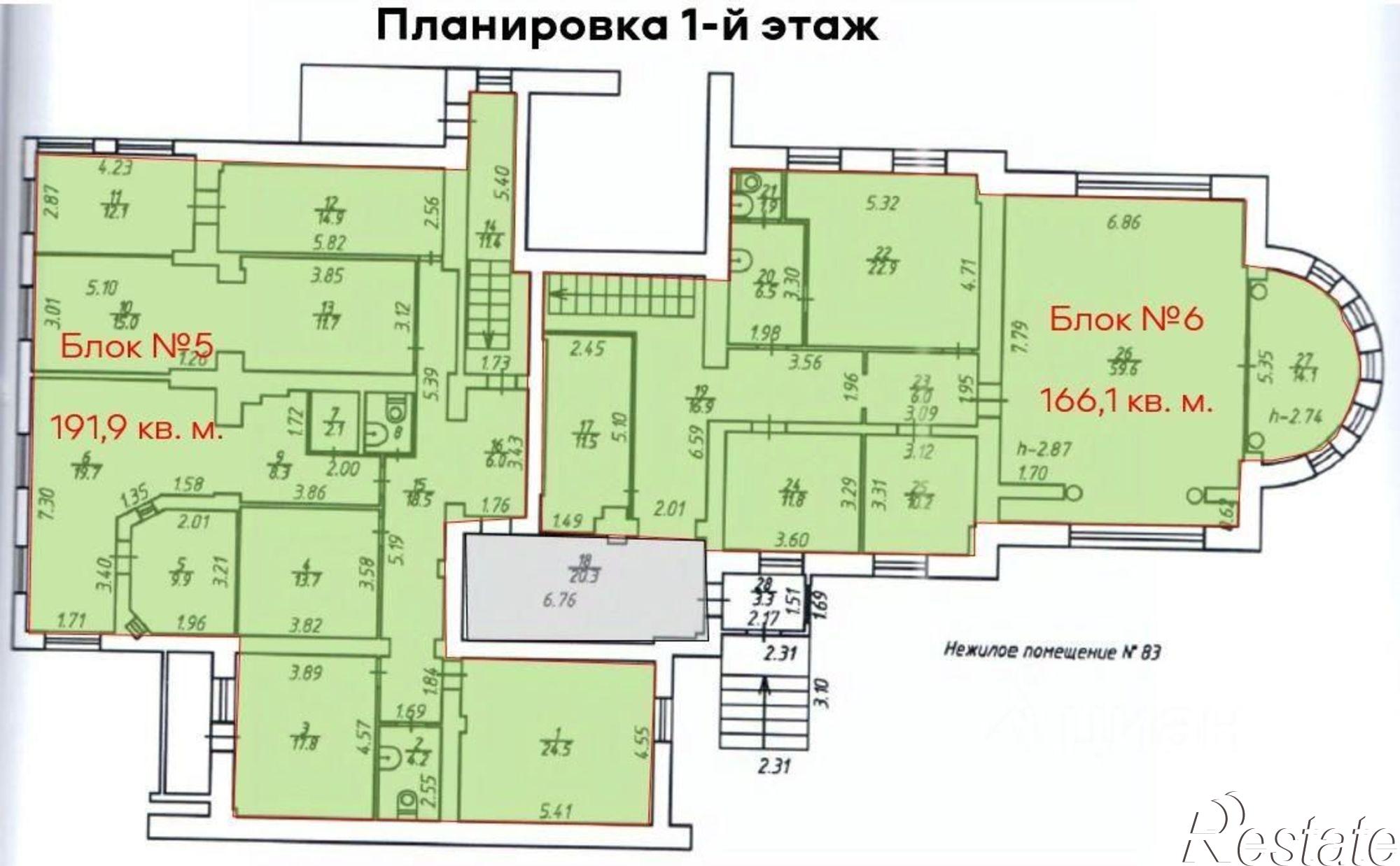 Сдать офис, помещение под офис за 124 500 рублей на ул Московская, 302