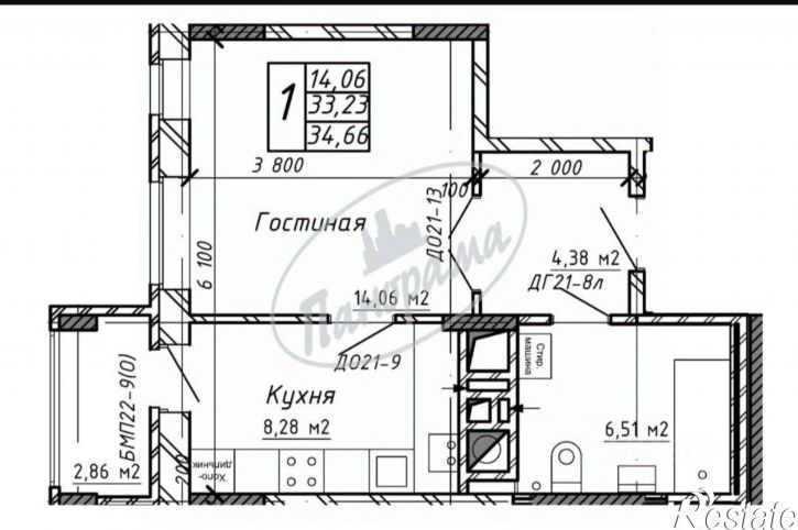 1-комн квартира ул Азаровская, 40 1,  д. 40 1,  к. 1