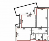 3-комн, 82кв м, этаж 6/19 ул Вишневского, 28