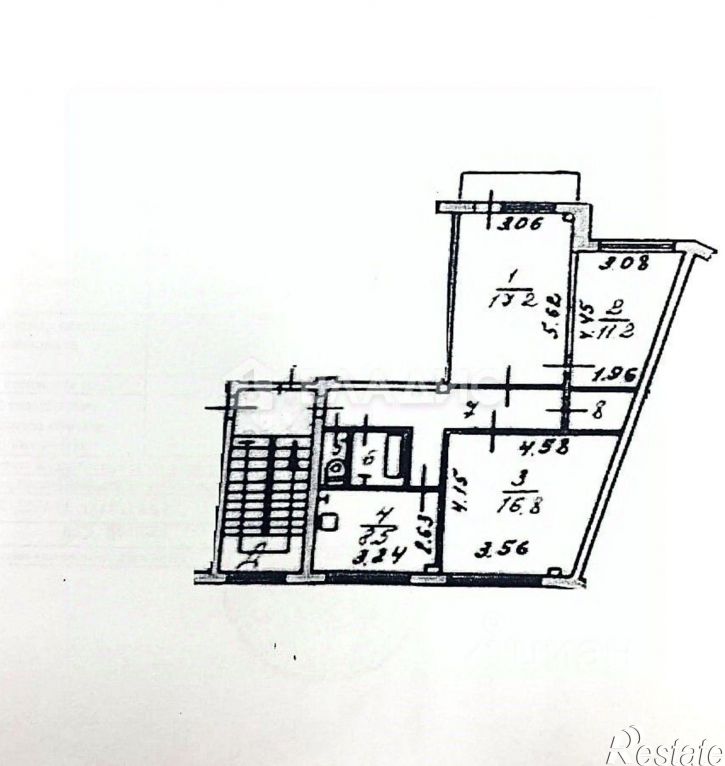 3-комн квартира Советский пер, 6,  д. 6