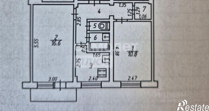 2-комн квартира ул Строительная, 11,  д. 11