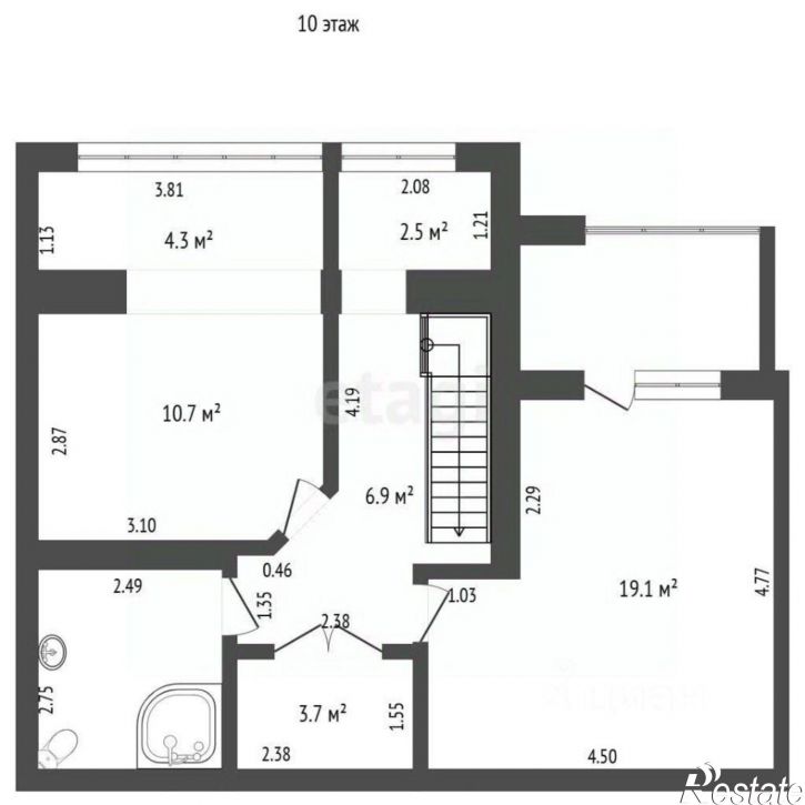 3-комн квартира ул Окружная, 2,  д. 2