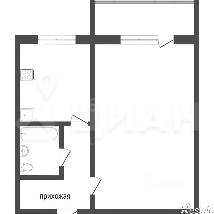 1-комн квартира ул Карачевская, 23,  д. 23