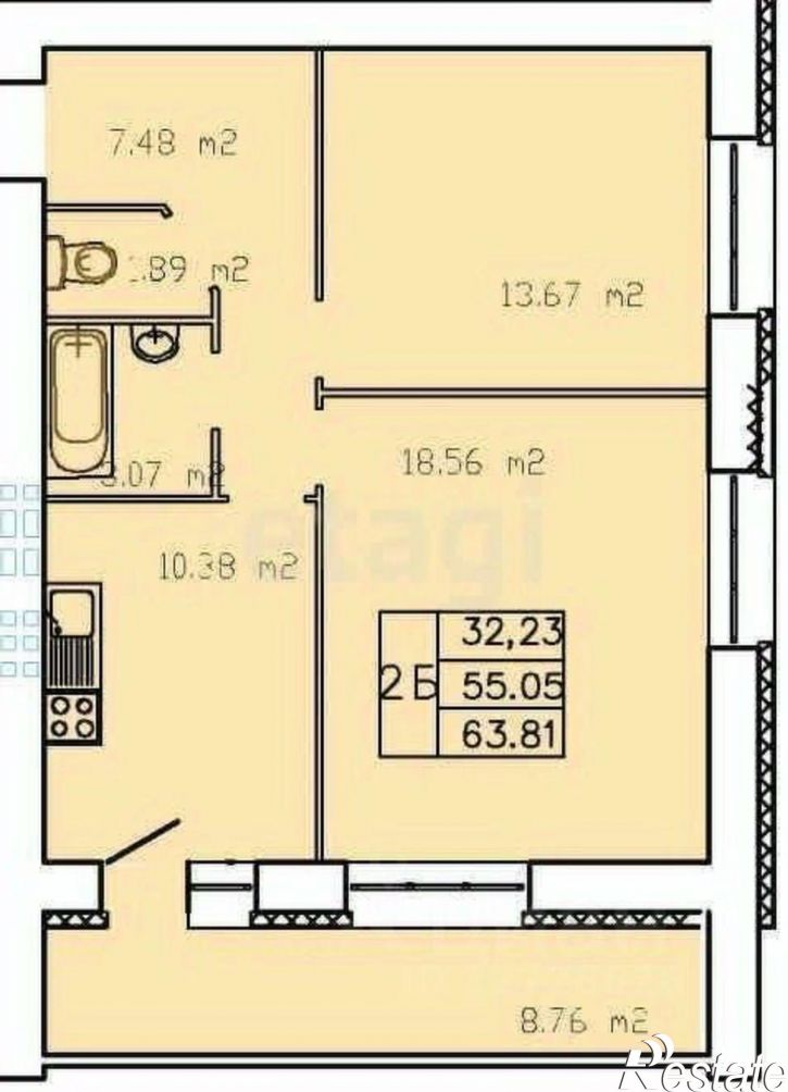 2-комн квартира ул Минская, 39,  д. 39