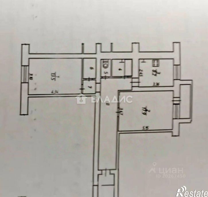 2-комн квартира Калуга, Сиреневый бульвар, 3