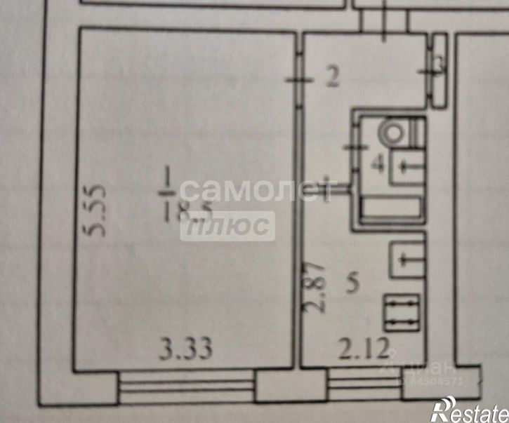 1-комн квартира ул Карачевская, 25,  д. 25