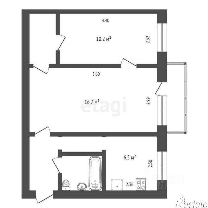 2-комн квартира пл Победы, 12,  д. 12