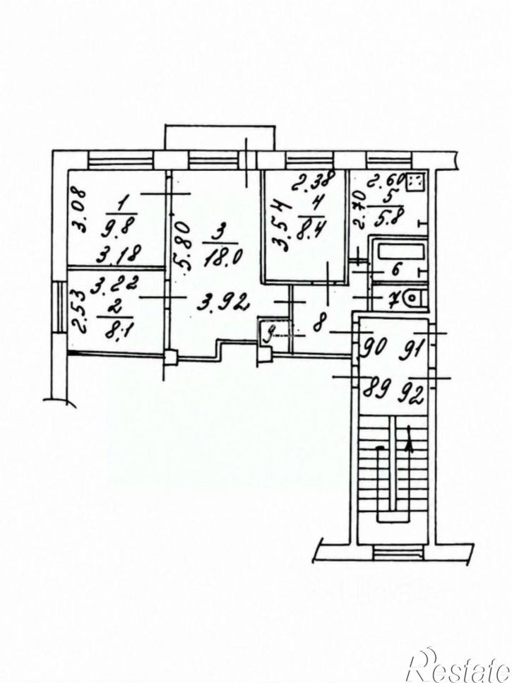 4-комн квартира ул Рылеева, 21,  д. 21