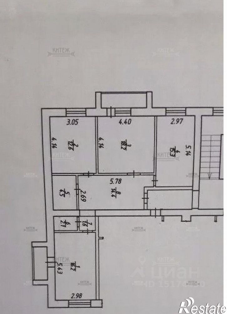 3-комн квартира ул Спартака, 11,  д. 11