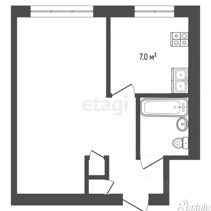 1-комн квартира Грабцевское шоссе, 116а,  д. 116а