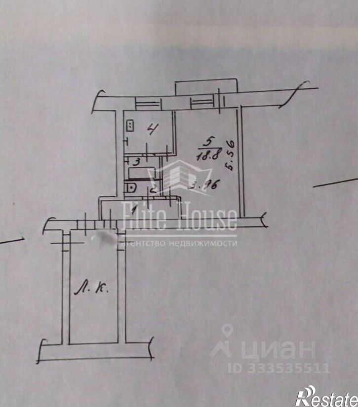 1-комн квартира ул Никитина, 83,  д. 83