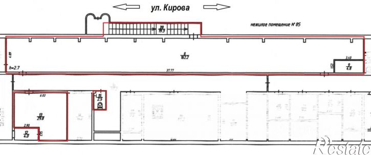 Торговое помещение ул Кирова, 64,  д. 64