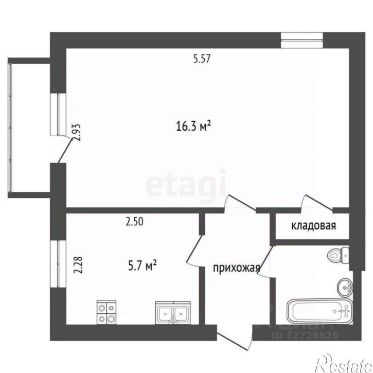 1-комн квартира ул Ленина, 27,  д. 27