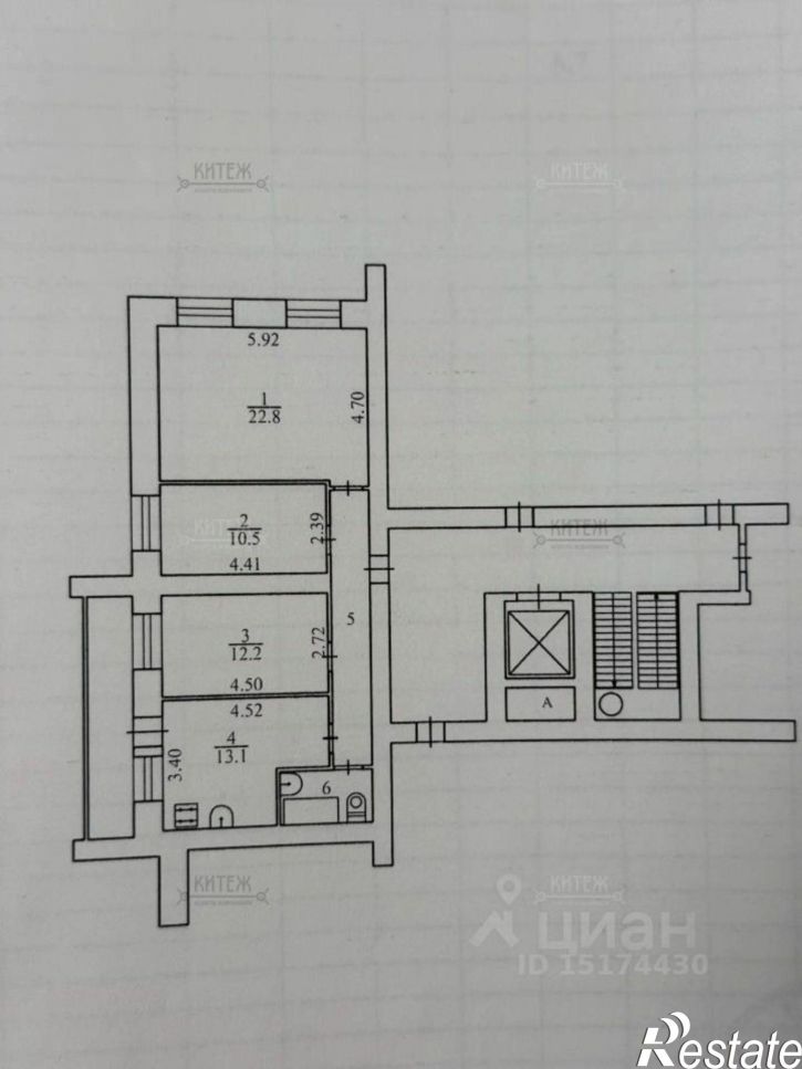 3-комн квартира Хрустальная улица, 10,  д. 10