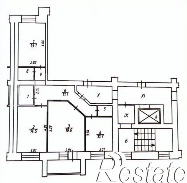 3-комн квартира улица Гурьянова, 73,  д. 73