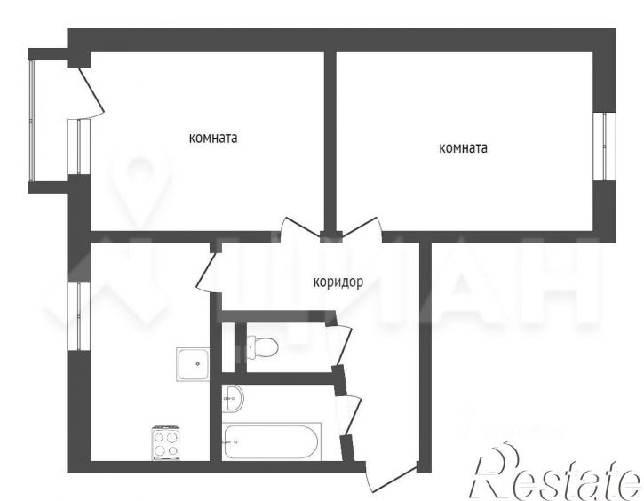 2-комн квартира переулок Малинники, 9,  д. 9