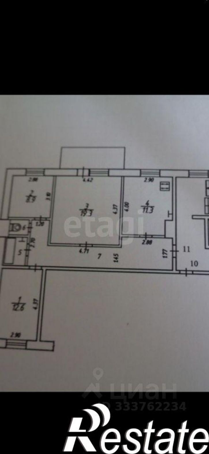 3-комн квартира Московская улица, 315 к5,  д. 315 к5