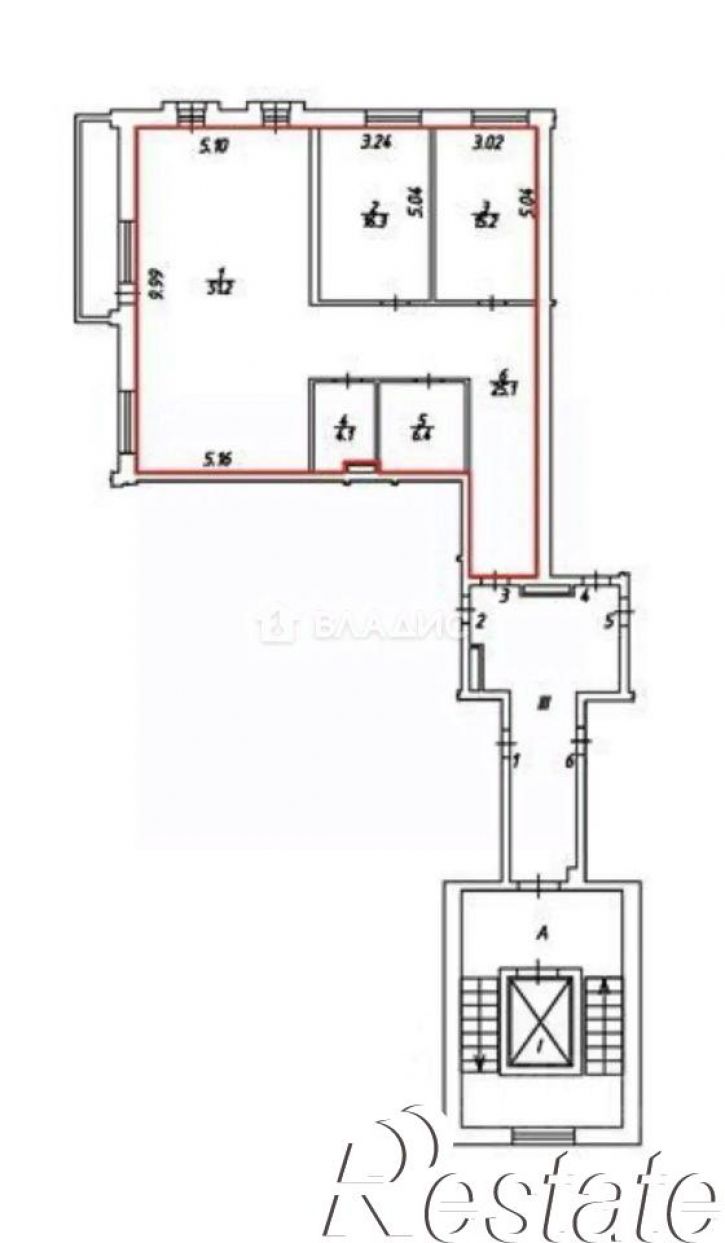 4-комн квартира улица Циолковского, 34,  д. 34