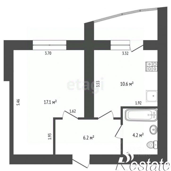 1-комн квартира Солнечный бульвар, 2,  д. 2