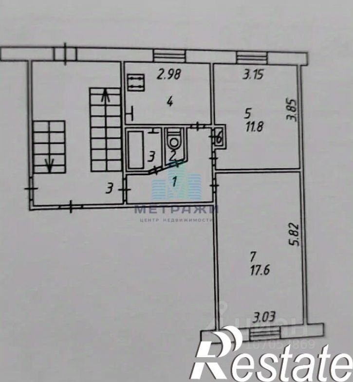 2-комн квартира Тарутинская улица, 231 к3,  д. 231 к3